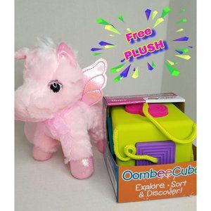 Fat Brain Oombee Cube Sorter, Tactile Toddler Toy